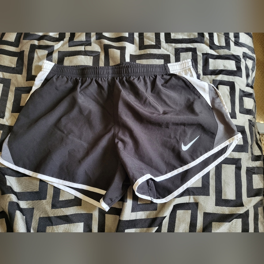 Nike Black and White Athletic Shorts